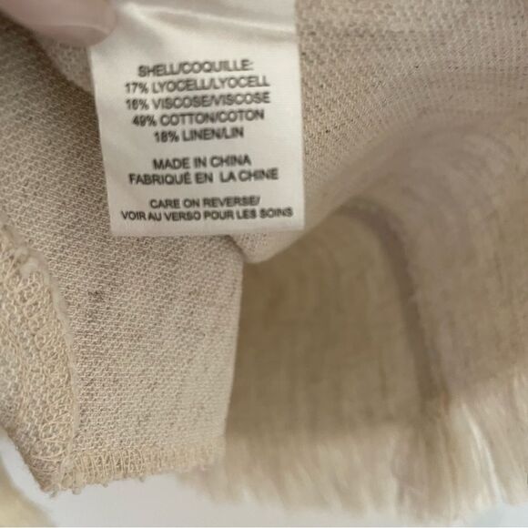 Divine Heritage Linen Blend Balloon Sleeve Dress - Picture 6 of 6